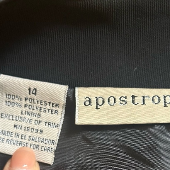 Apostrophe Skirt NWT size 14 Black - Picture 3 of 6